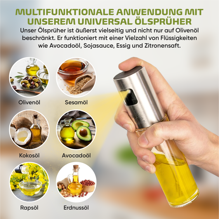 Ölsprüher – Fein dosieren, fettarm genießen