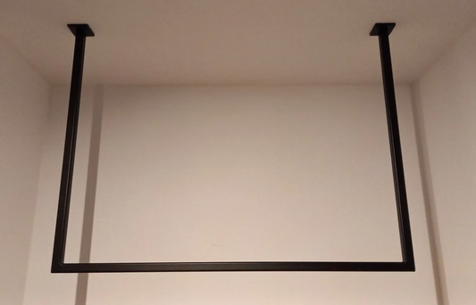 SOSPESO - Decken-Kleiderstange aus Stahl