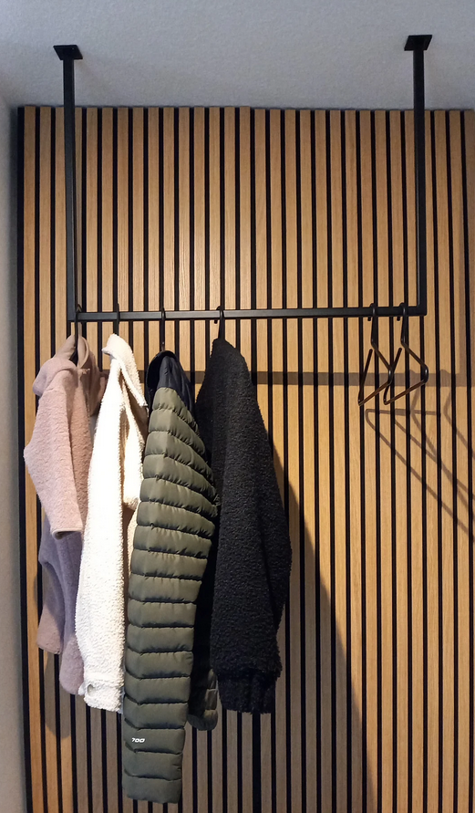 SOSPESO - Decken-Kleiderstange aus Stahl