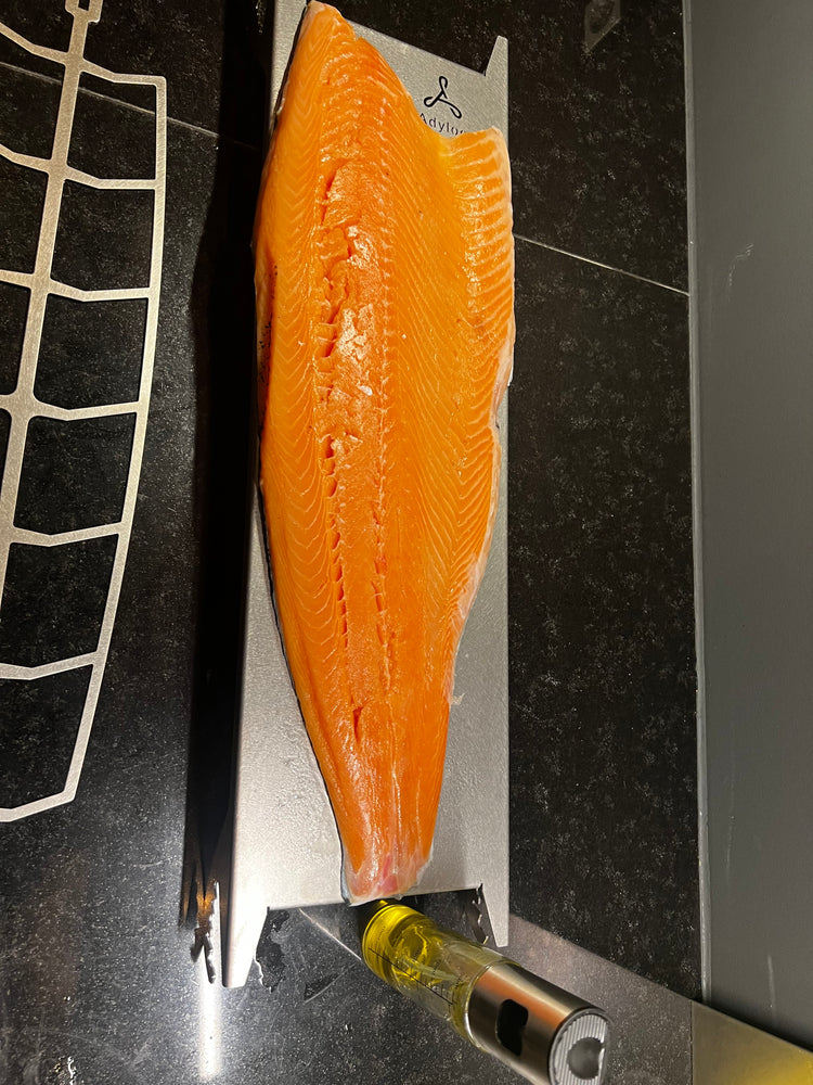 Flammlachshalter aus Edelstahl