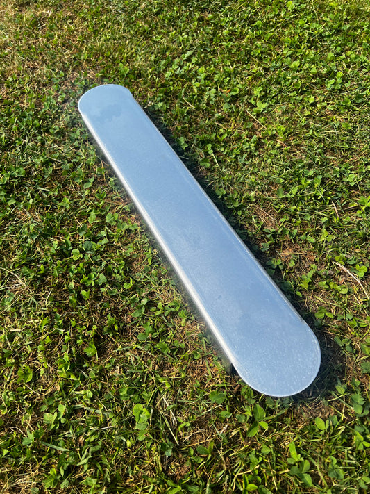 Rasenkantemetall Edelstahl geschliffen 50cm