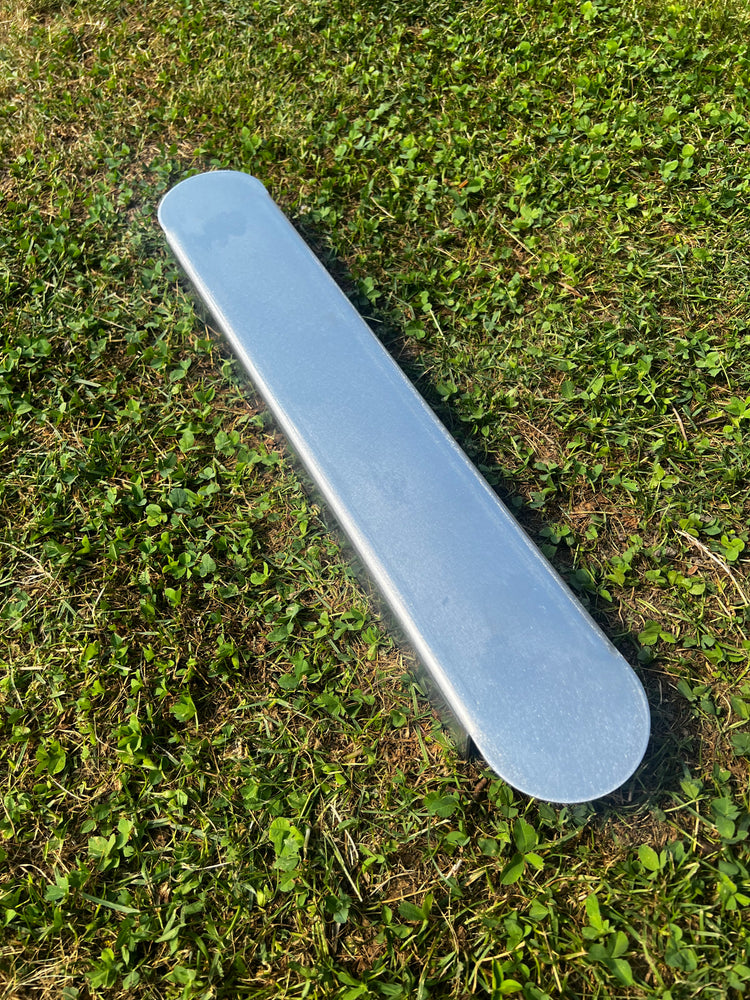 Rasenkantemetall Edelstahl geschliffen 50cm