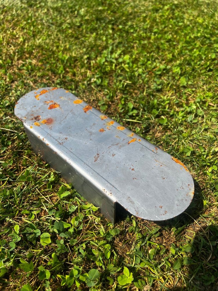 Rasenkantemetall 25cm Stahl rostend
