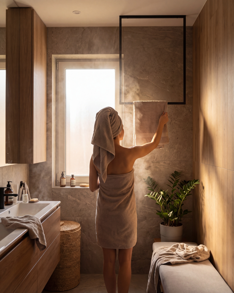 SOSPESO - Decken-Kleiderstange aus Stahl