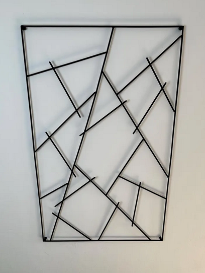 Handgefertigte Design Wandgarderobe aus Stahl – Modern & Individuell
