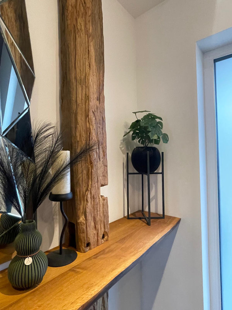 Quadratischer Metall-Pflanzenständer 40cm | Skandi Pflanzentisch