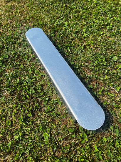 Rasenkantemetall Edelstahl geschliffen 50cm