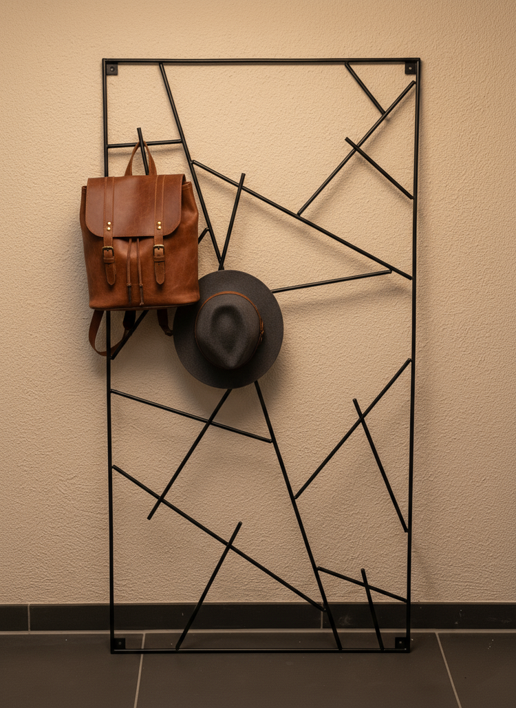 Micado - Wandgarderobe aus Stahl